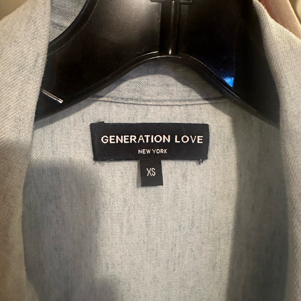 Generation Love Button Front Collared Pocket Shirt - image 3